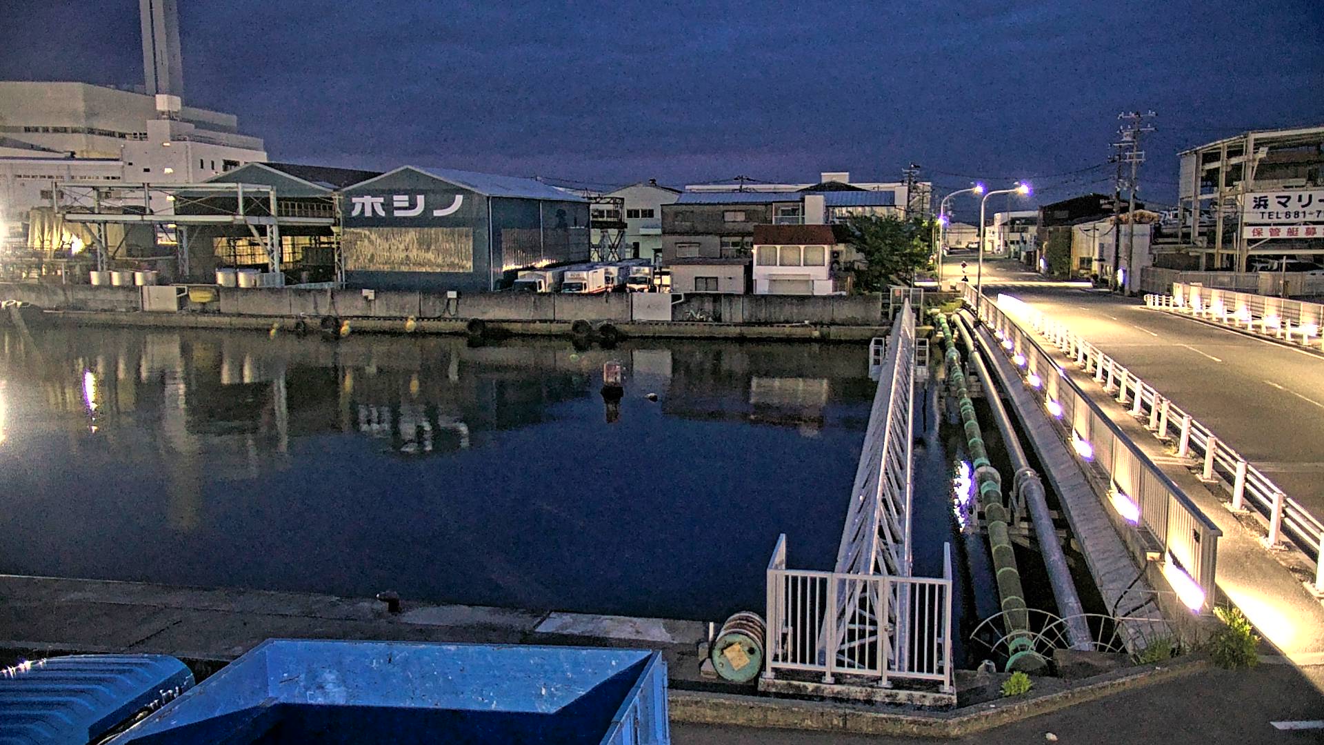 兵庫県の海ライブカメラ｢兵庫運河(苅藻橋)｣のライブ画像